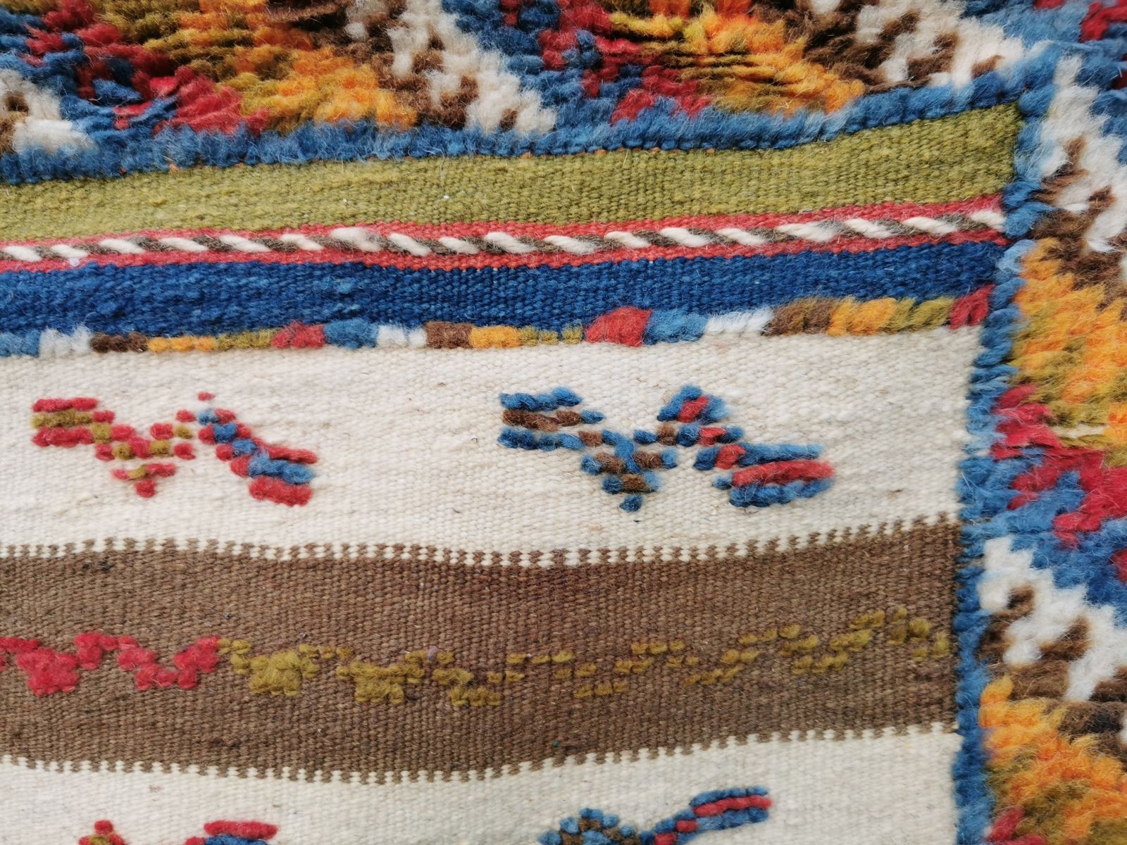 No Custom Fee/6.5×3.2 Ft/ Handmade Moroccan Rug Berber Glaoui Carpet Made Of Camel Wool.200x100cm photo buy