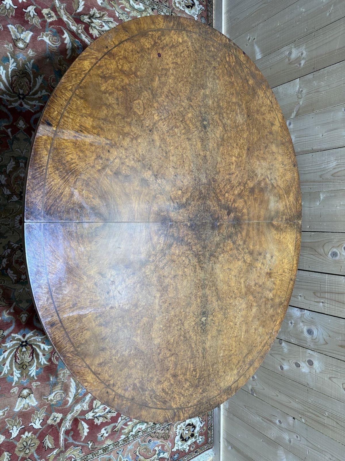 Table De Salle à Manger Ovale époque Art Déco photo vinterior