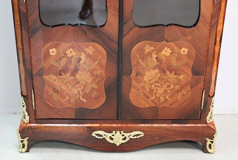 Furniture Small Library Showcase, 19th Century photo