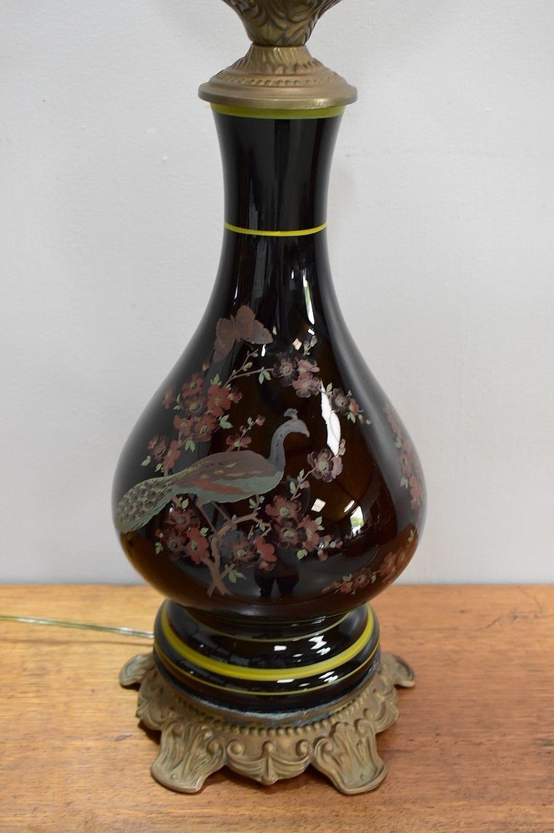 Electrified Oil Lamp, 20th Century photo Lighting