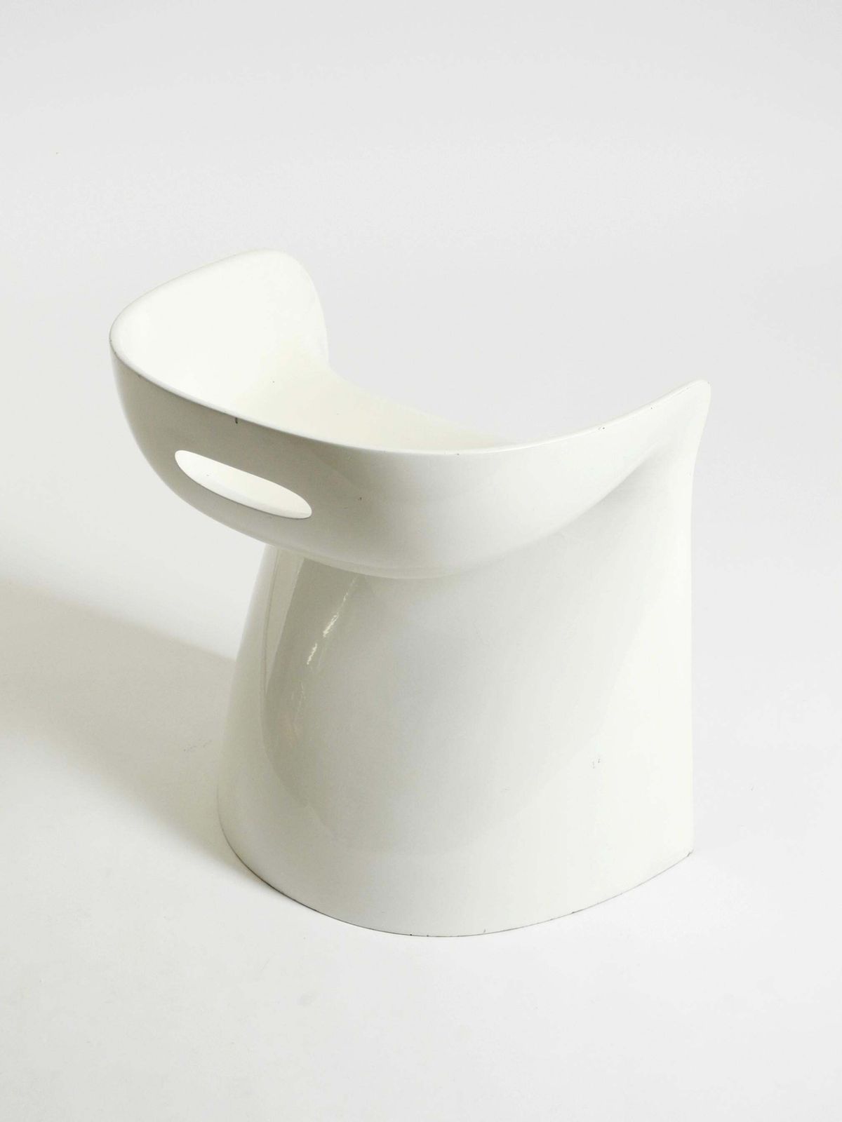 photo furniture White Stool By Winfried Staeb From The 1970s For The Form + Life Collection