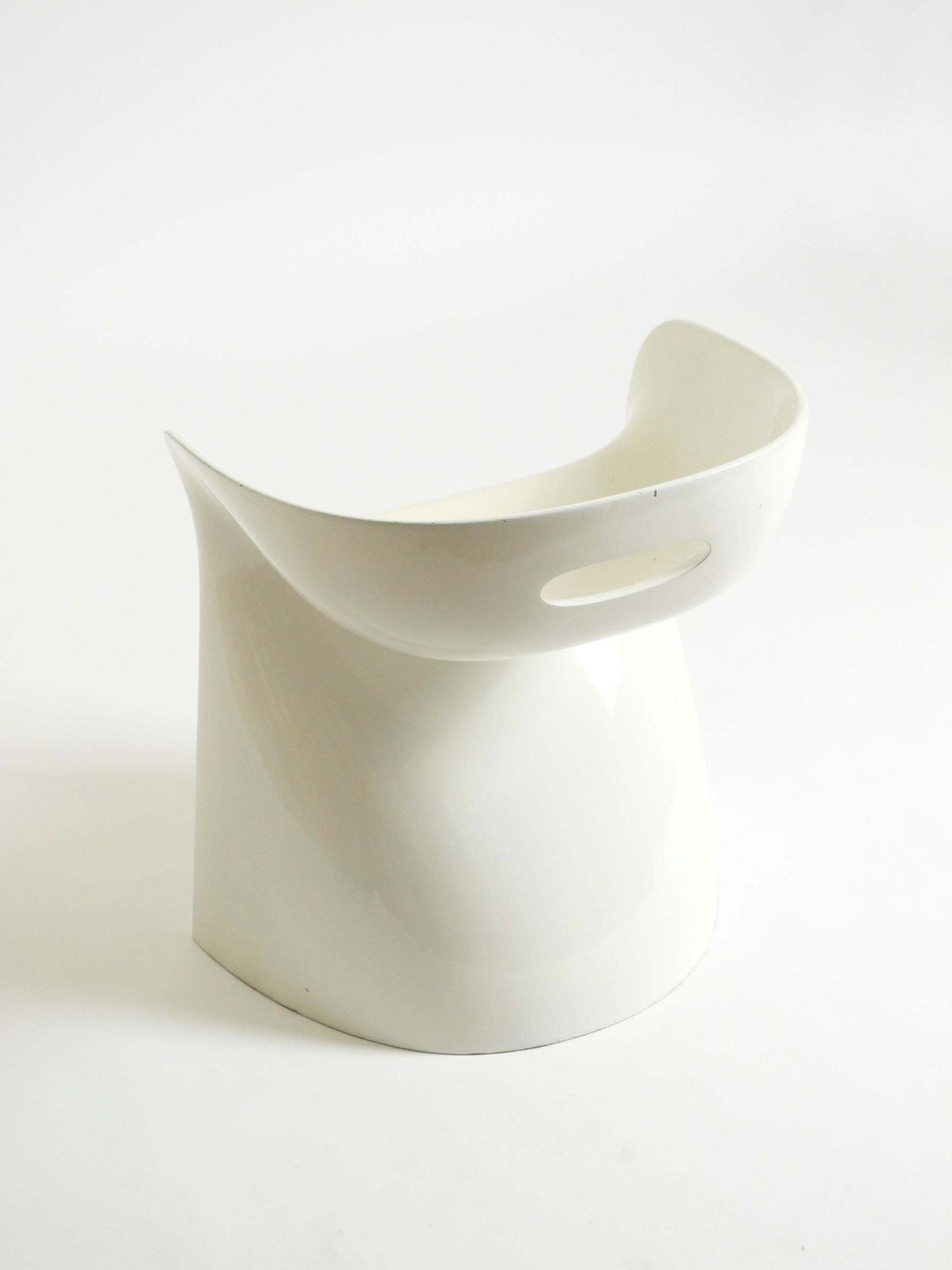 photo for sale White Stool By Winfried Staeb From The 1970s For The Form + Life Collection