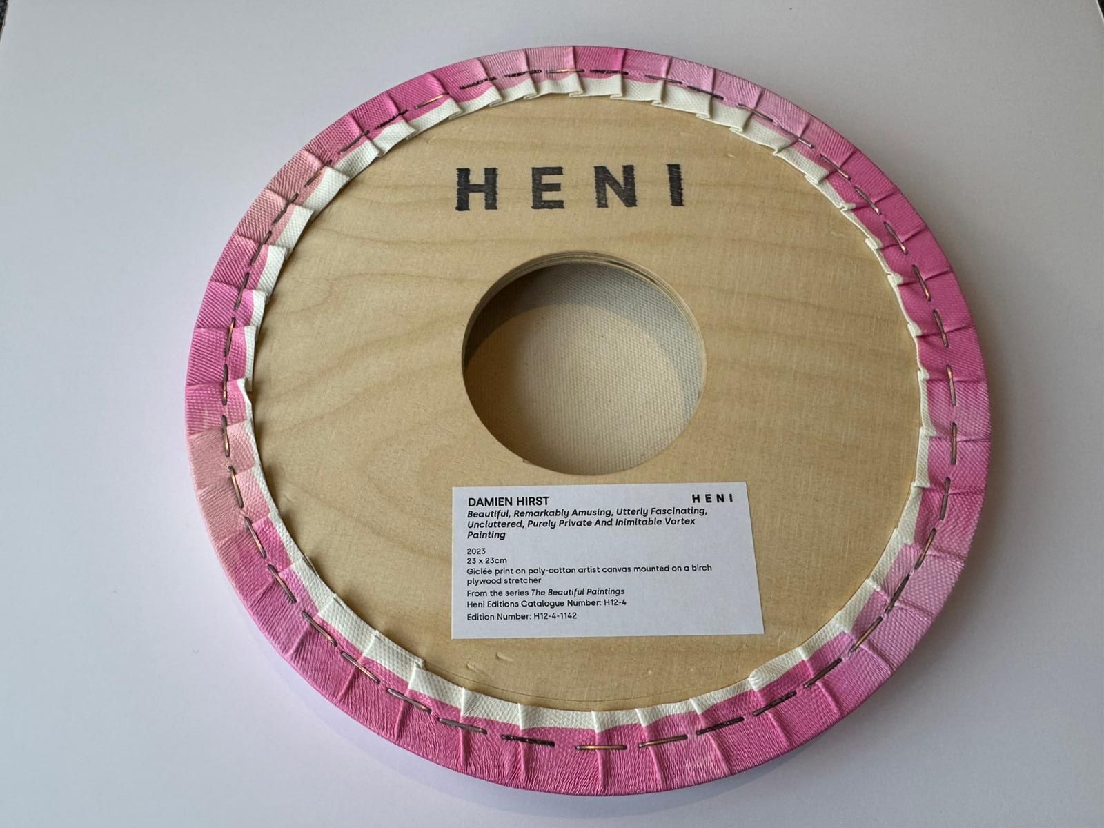 Damien Hirst H12 4 Beautiful, Remarkably Amusing, Utterly Fascinating Painting photo vinterior
