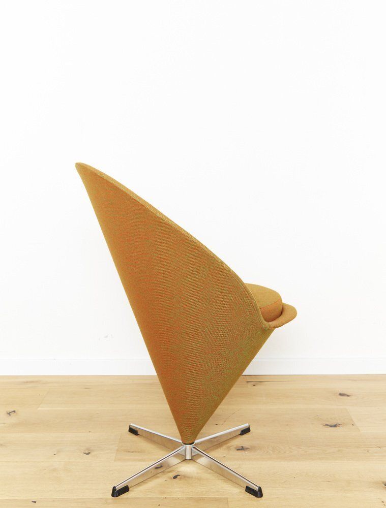 Vintage Cone Chair By Verner Panton For Gebrüder Nehl, 1960s photo furniture