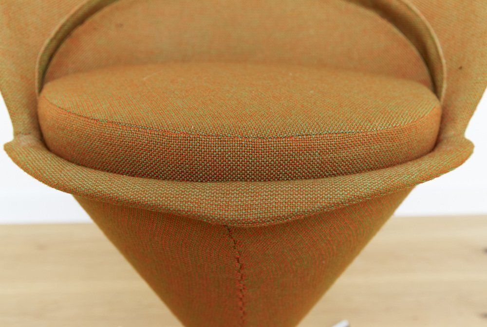 Vintage Cone Chair By Verner Panton For Gebrüder Nehl, 1960s photo vinterior