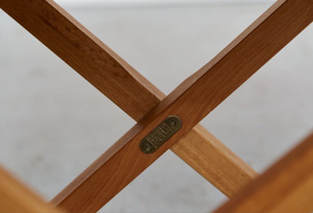 Mk 16 Folding Chair By Mogens Koch For Rud Rasmussen, 1970s photo vintage