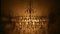 Large Mid Century Brass And Crystal Glass Ceiling Lamp From Palwa photo vinterior