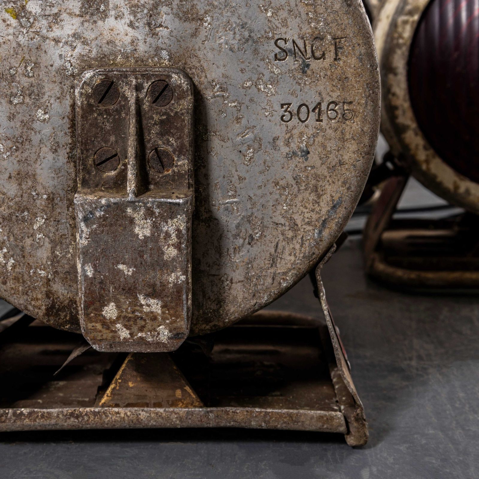 photo furniture 1950’s Original French Train Engineers Warning Lamps