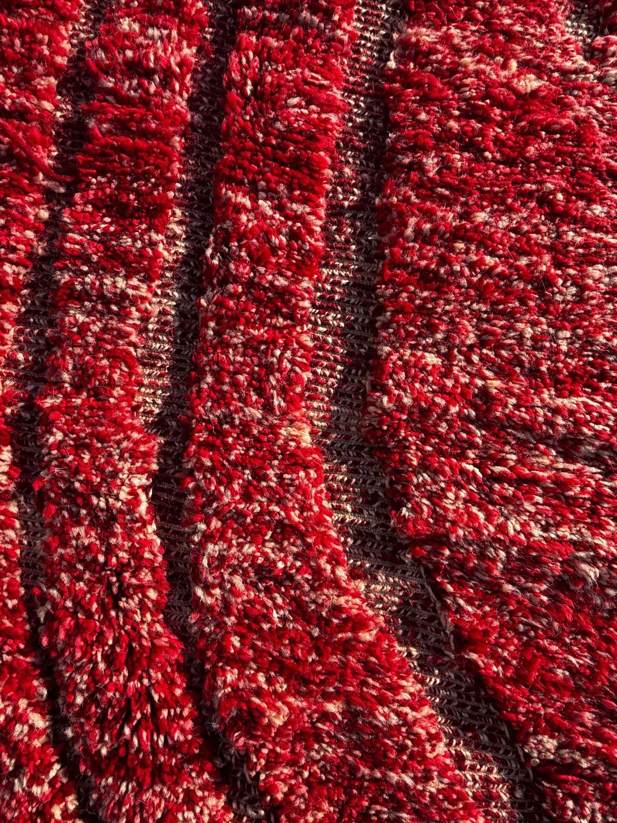 Moroccan Mrirt Wool Rug 200x300 Cm – Handmade Berber Area Rug – Luxury Thick Wool – New Rug photo vintage
