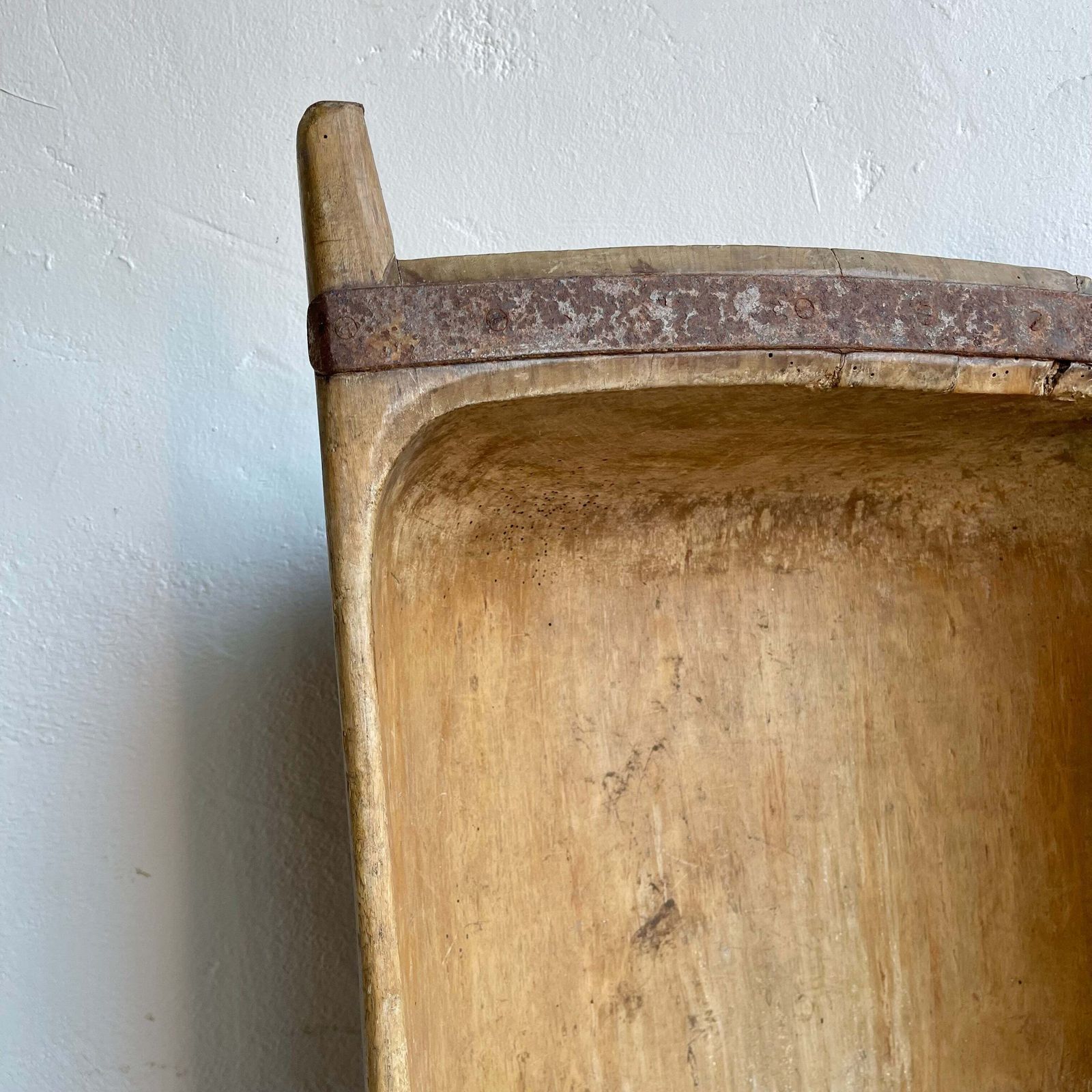 Antique Wooden Dough Trough, 1800s photo furniture