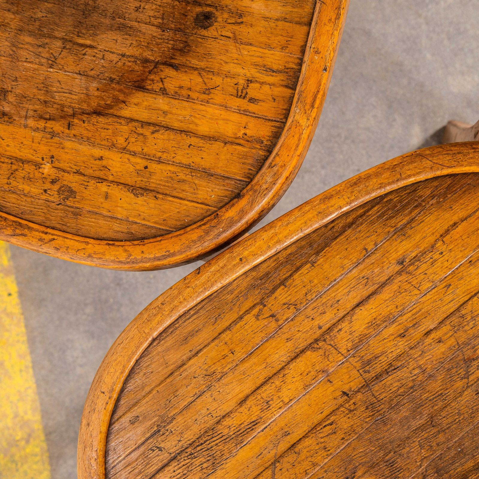 1950’s Baumann Blonde Oak Bentwood Dining Chair – Set Of Six photo 870.0