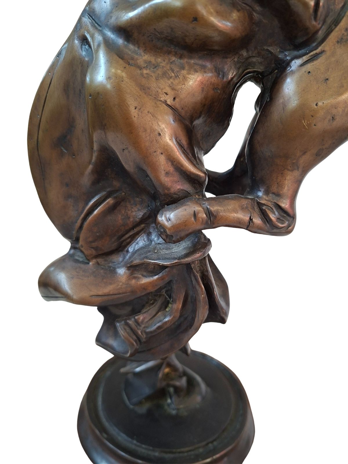 Scultura In Bronzo: "Cavallo In Torsione"   Camillo Catelli photo vintage