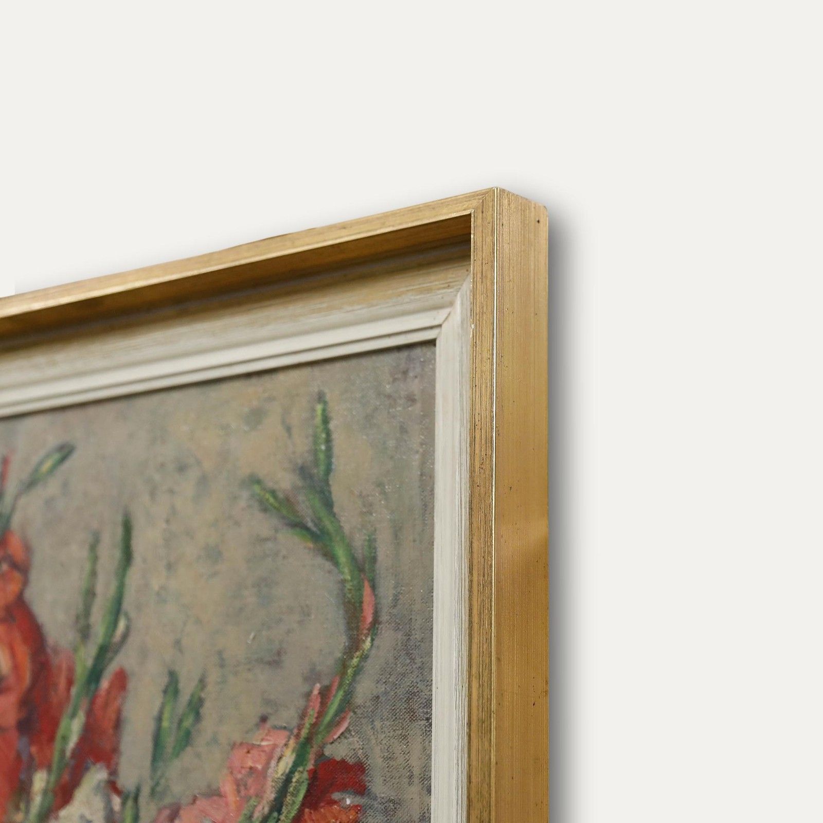 Ludwig 1946 Oil, Flowers In A Glass Pitcher photo vinterior