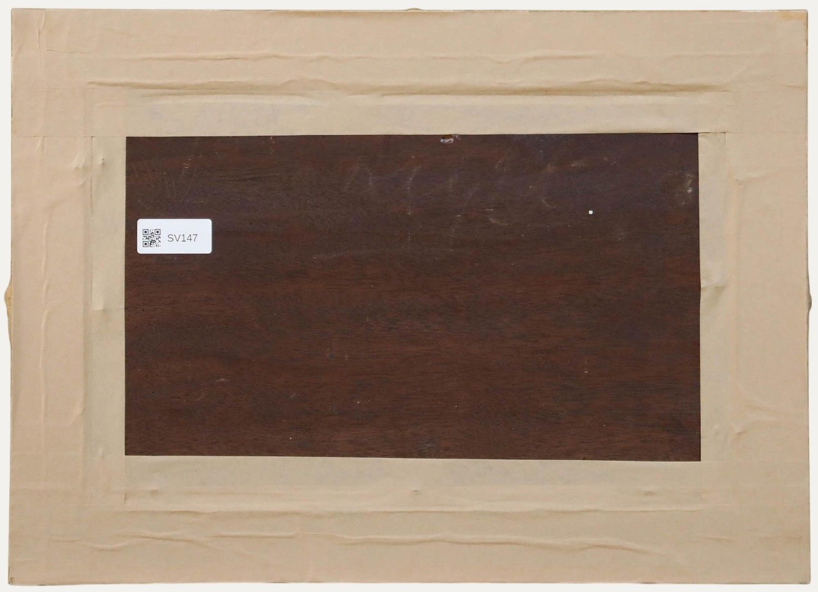 Framed Late 19th Century Oil The Log Wagon photo for sale