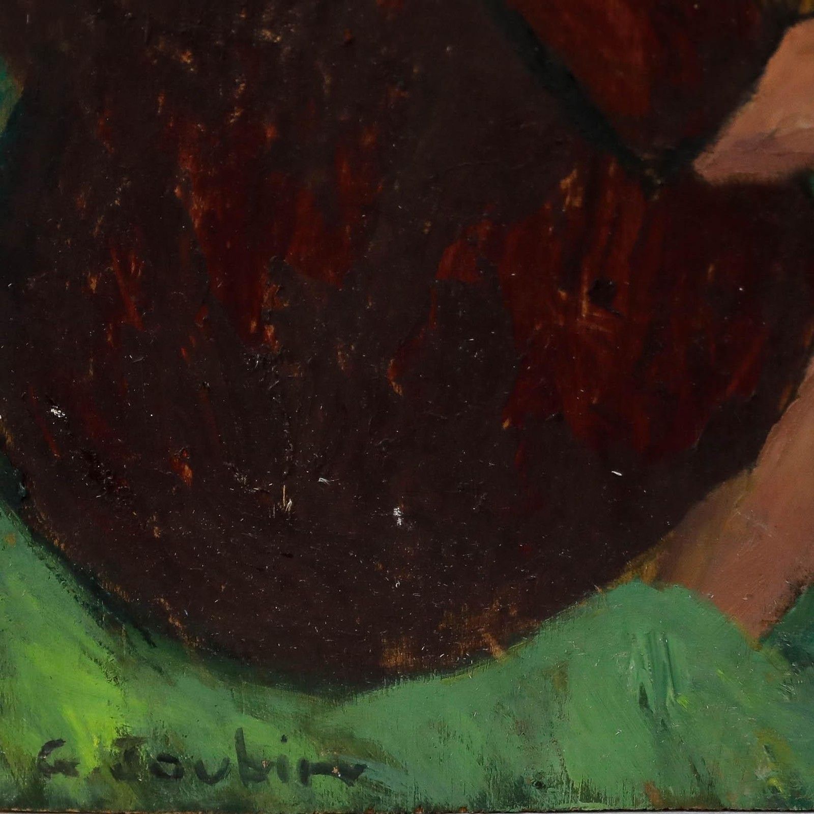 Georges Joubin (1888 1983) Mid 20th Century Oil, Mother And Daughter photo vinterior