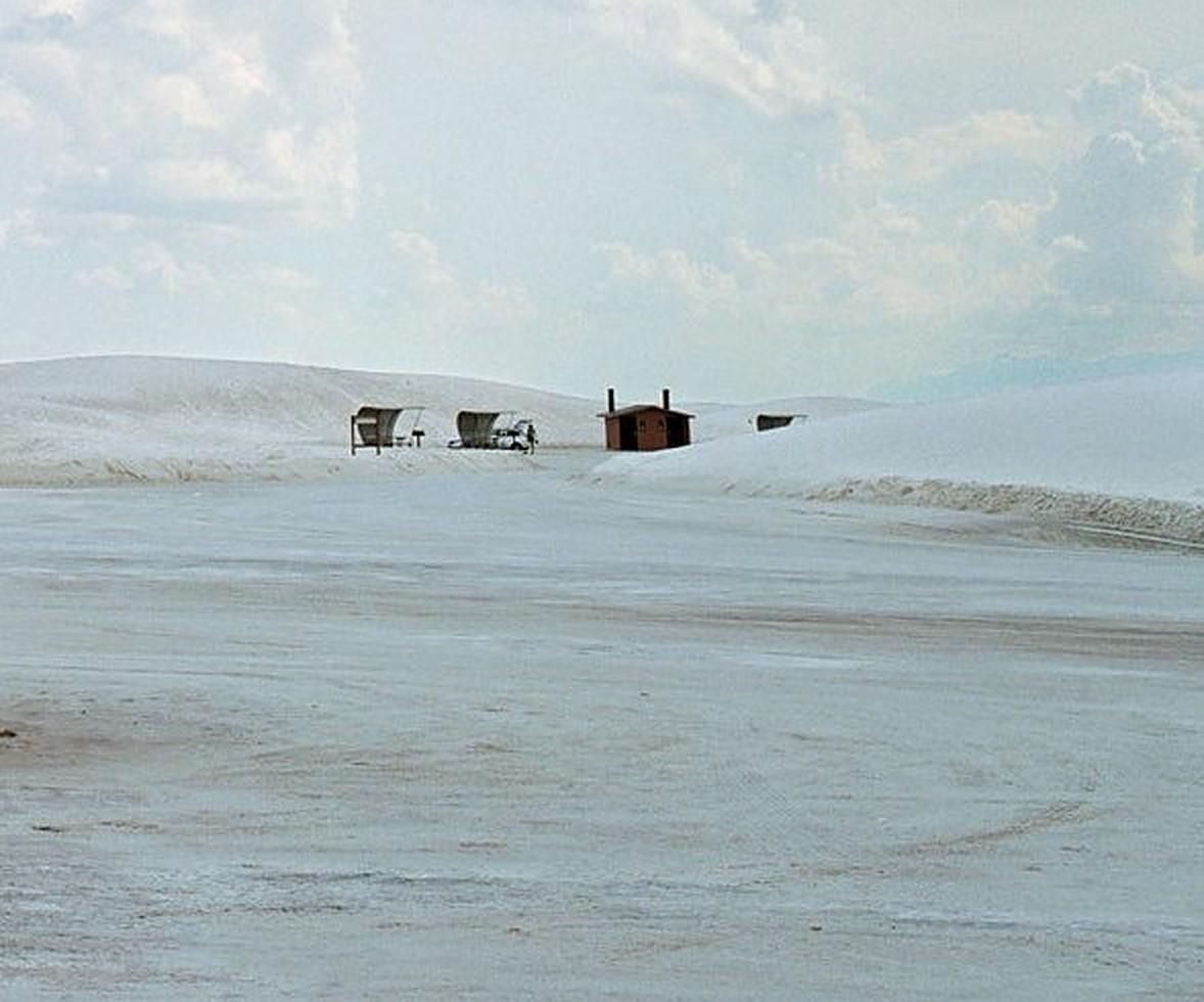 Samuel Hicks Hut, White Sands, New Mexico, Samuel Hicks   Landscape Photography, Clouds, Sky 2007 photo Art