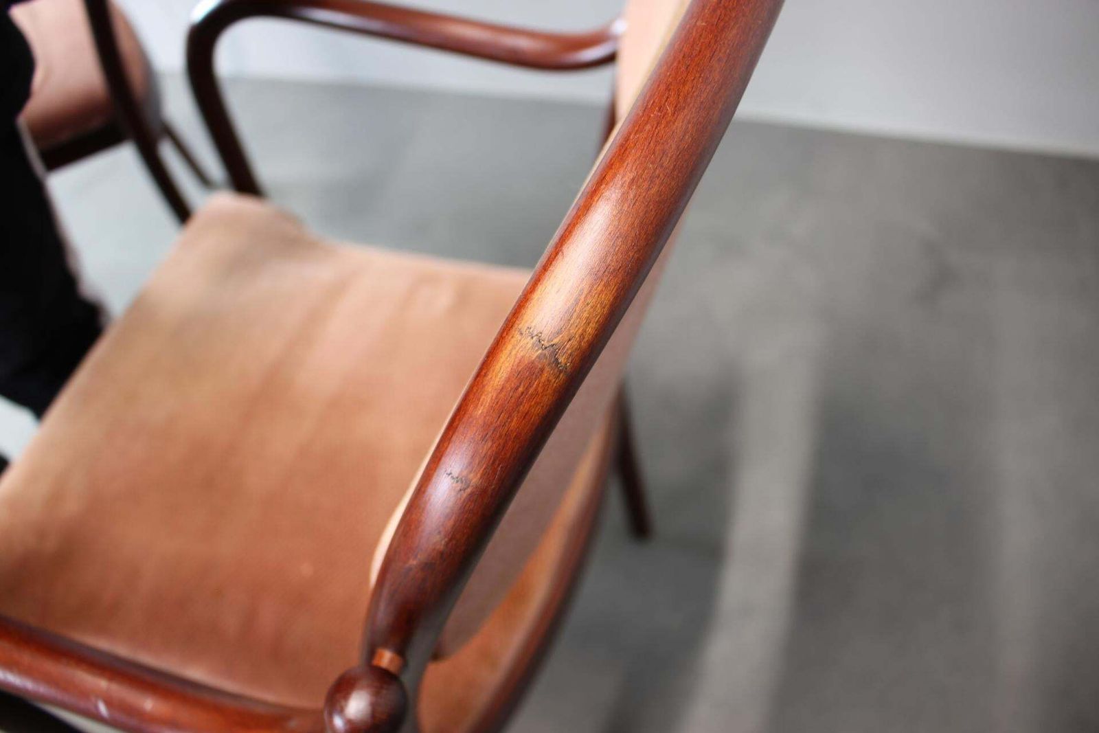 Set Of Six Thonet Vienna Bentwood Armchairs, Austria, 1991 photo vinterior