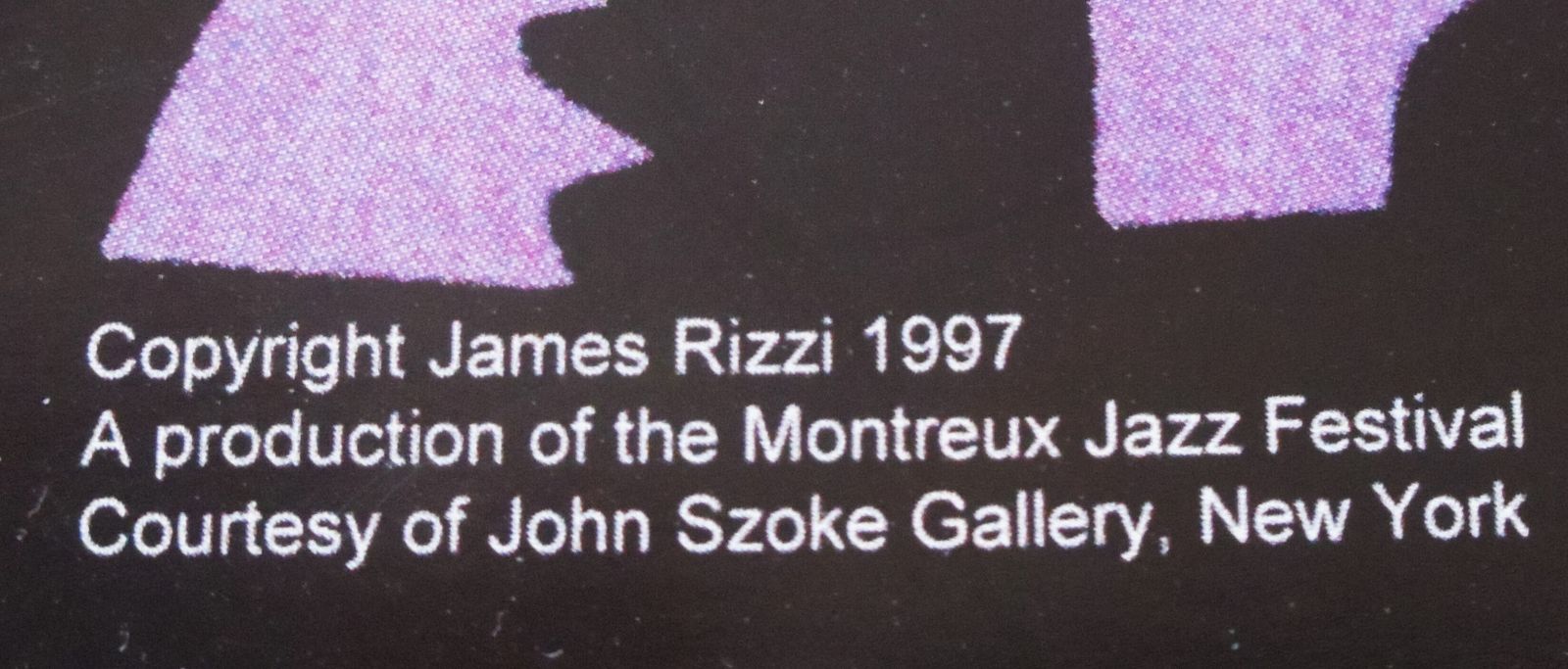 Montreux Jazz Festival Poster By James Rizzi 1997 Switzerland, Authorised Print Original And Very Sought After..... photo for sale