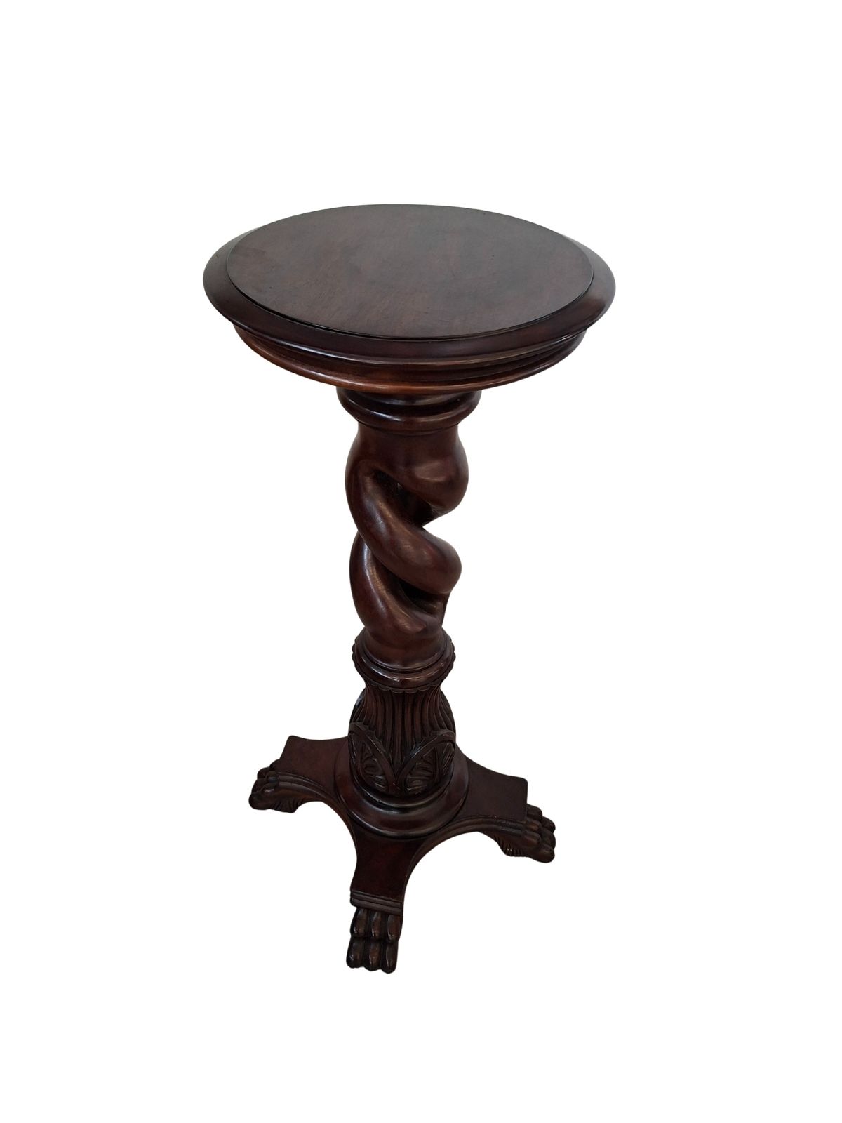 Elegante Colonna Porta Piante/Busti In Mogano – Vintage Anni '60 photo buy