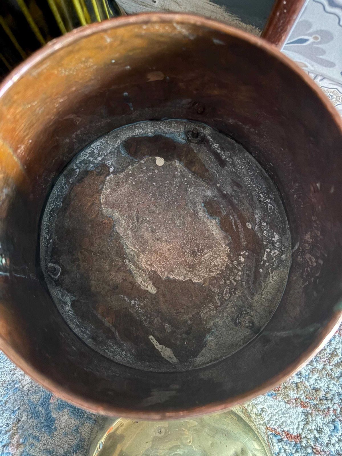 photo for sale Antique Early 19thc Copper And Brass Dutch Doofpot, Fireside Ash Bucket