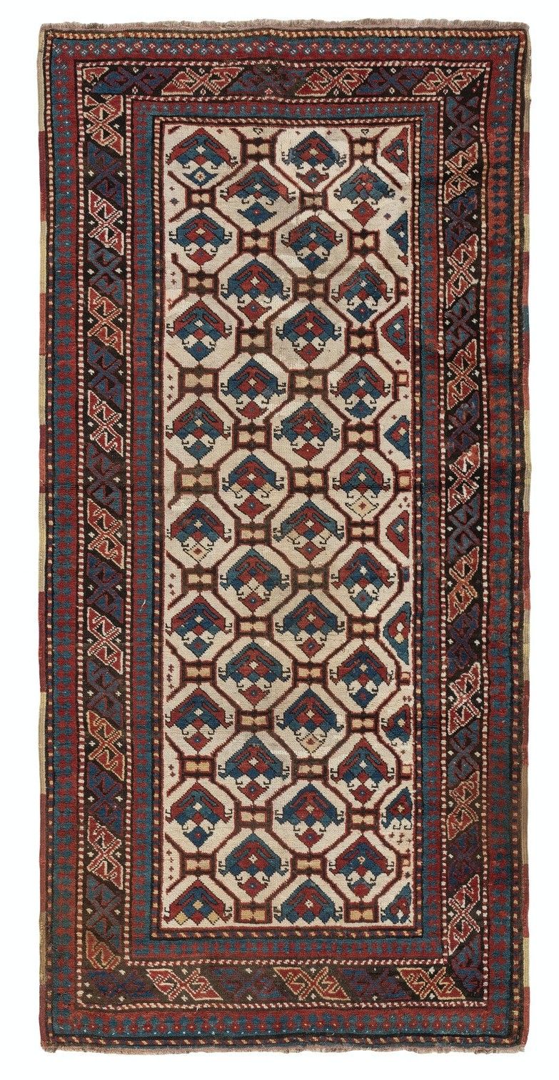 3.5x7.3 Ft Antique Shirvan Rug, East Caucasus, Late 19th Century