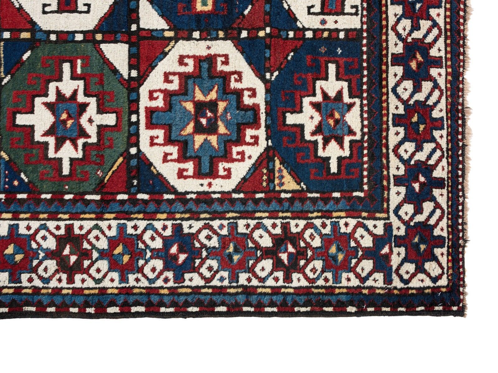 4x8.2 Ft Antique Moghan Rug, South Caucasus, Circa 1880 photo for sale