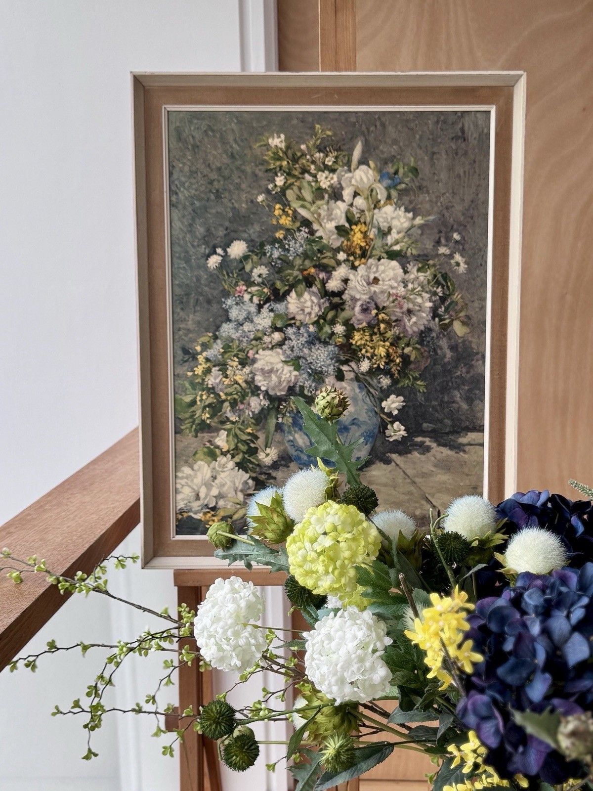 Mid Century Framed Print "Spring Bouquet" By Pierre Auguste Renoir C1940s photo buy