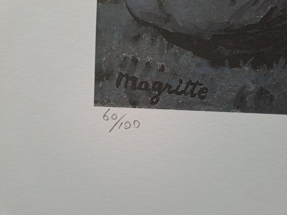 René Magritte – “The Therapist”, 1937 Signed Limited Edition Lithograph With Certificate photo 750.0
