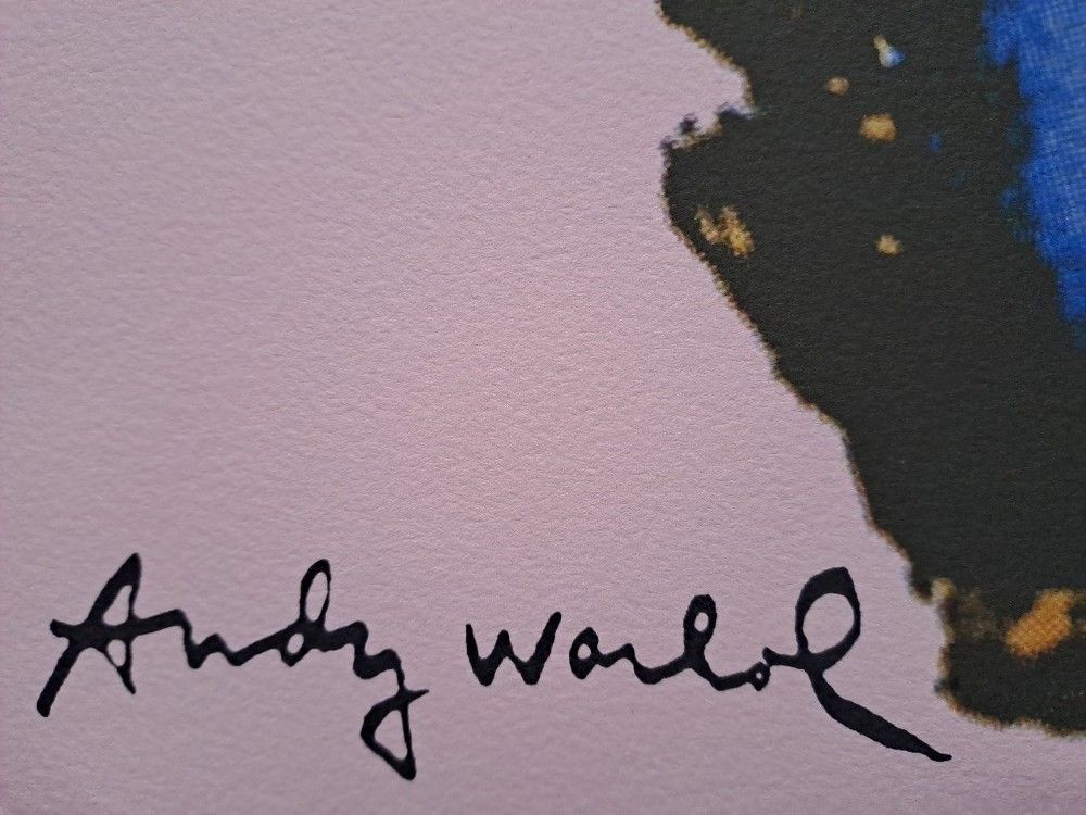 1980s Andy Warhol Signed Limited Edition Lithograph Marilyn Monroe photo for sale