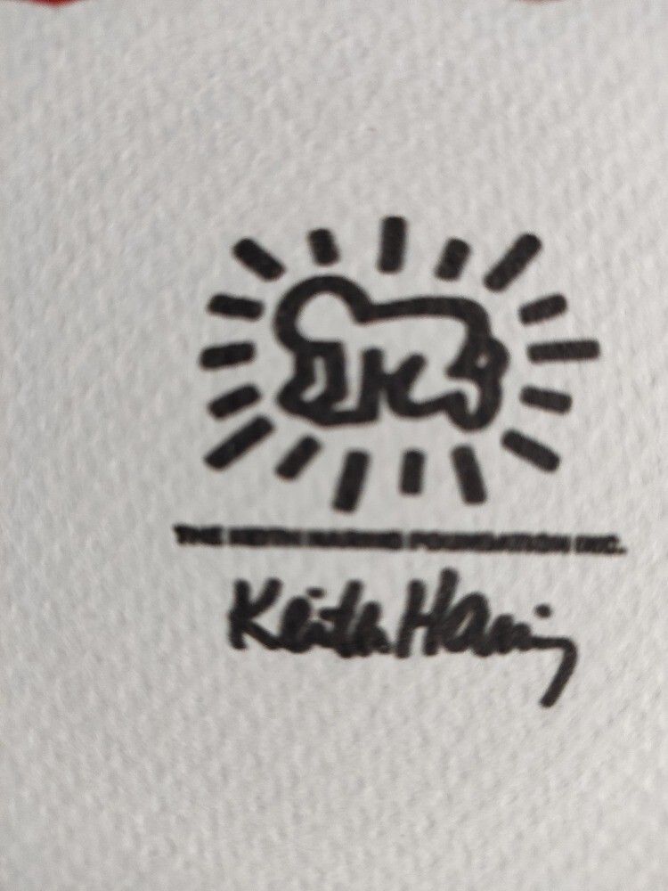 Keith Haring Signed To The Memory Of John Lennon Certificate photo Art
