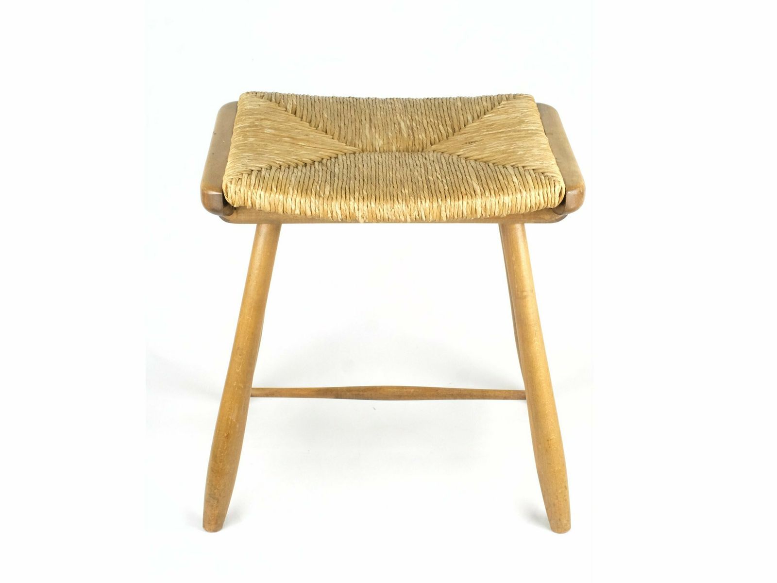 A Scandinavian Beech Stool, 1960s photo furniture