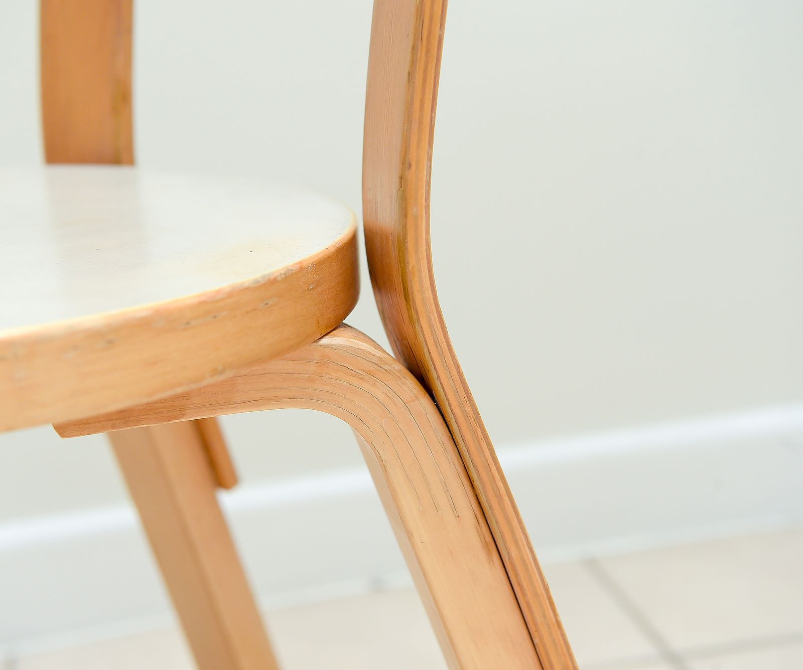 Pair Of Model 66 Chairs By Alvar Aalto For Artek, Finland photo vintage
