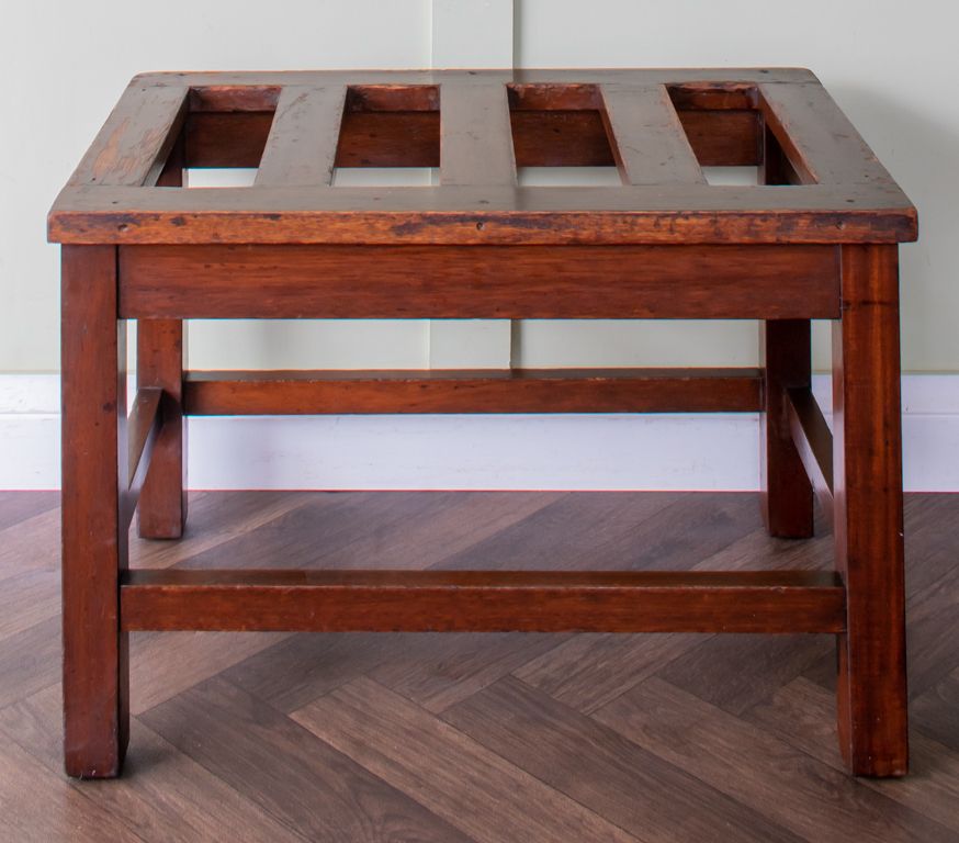 Bath Cabinet Makers Queens Hotel Leeds 1937 Oak Luggage Rack