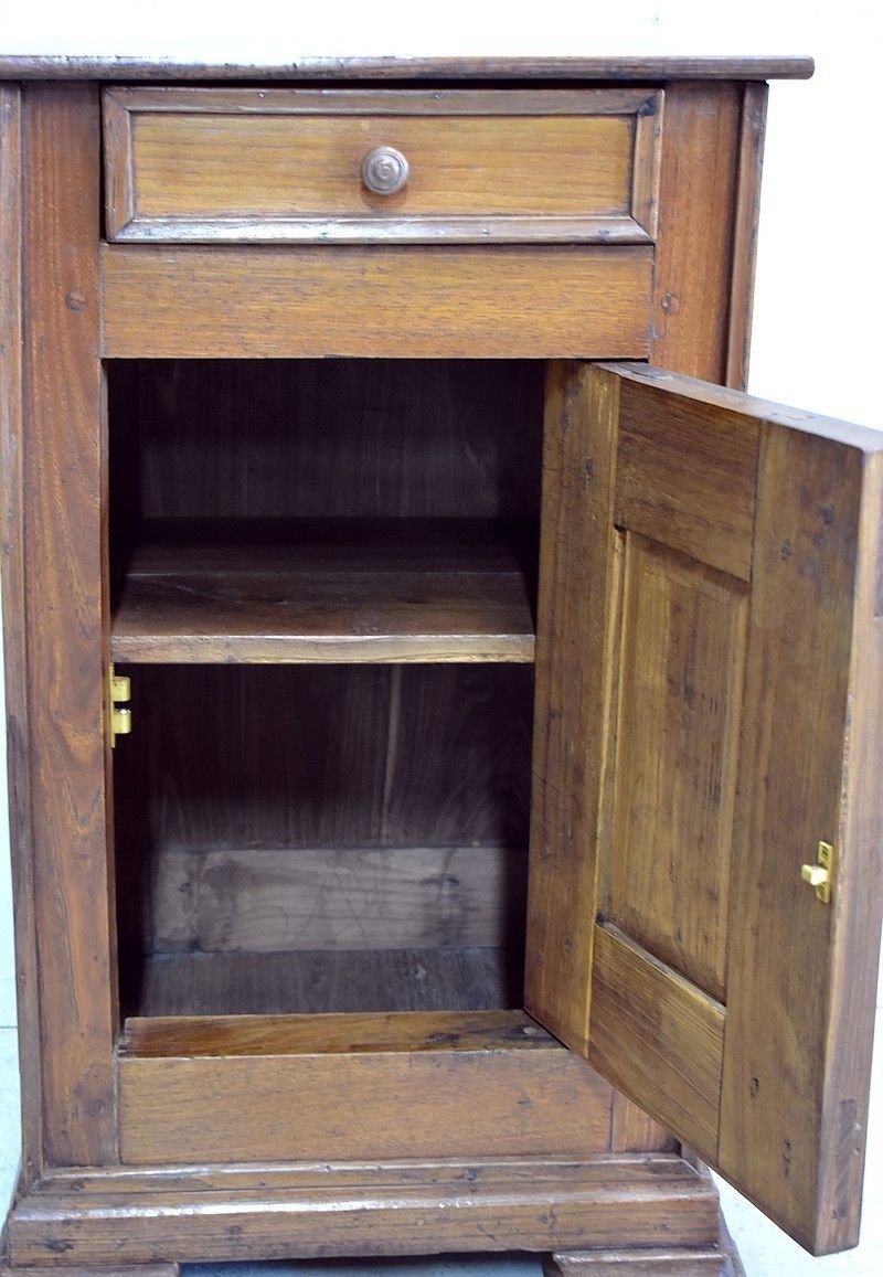 A Bedside Table In Oak 1900 photo vintage