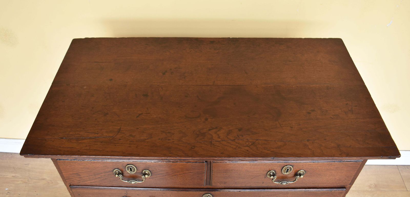 18th Century George III Oak Chest Of Drawers photo for sale
