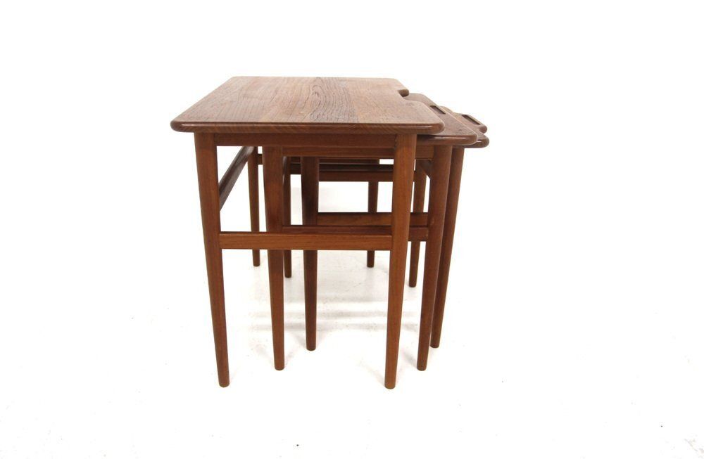 Nesting Tables In Rosewood, Denmark, 1960s, Set Of 3 photo for sale