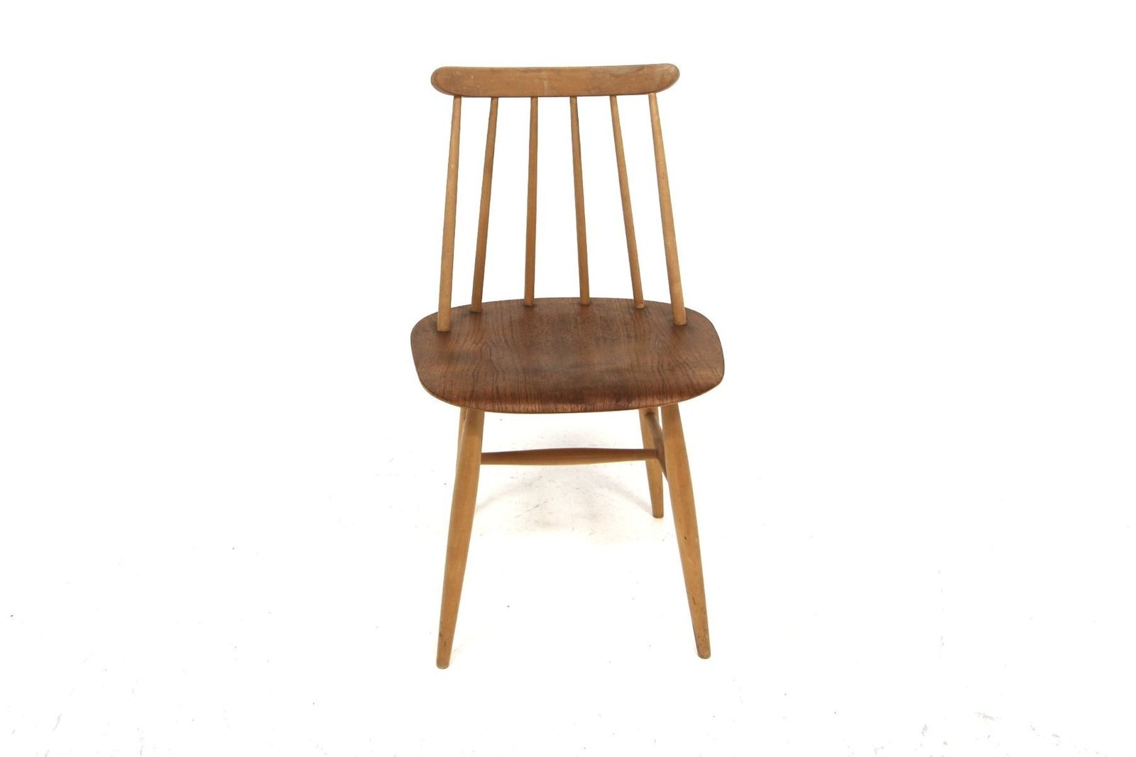 Vintage Fanett Teak Chairs By Ilmari Tapiovaara For Edsby Verken, 1960, Set Of 4