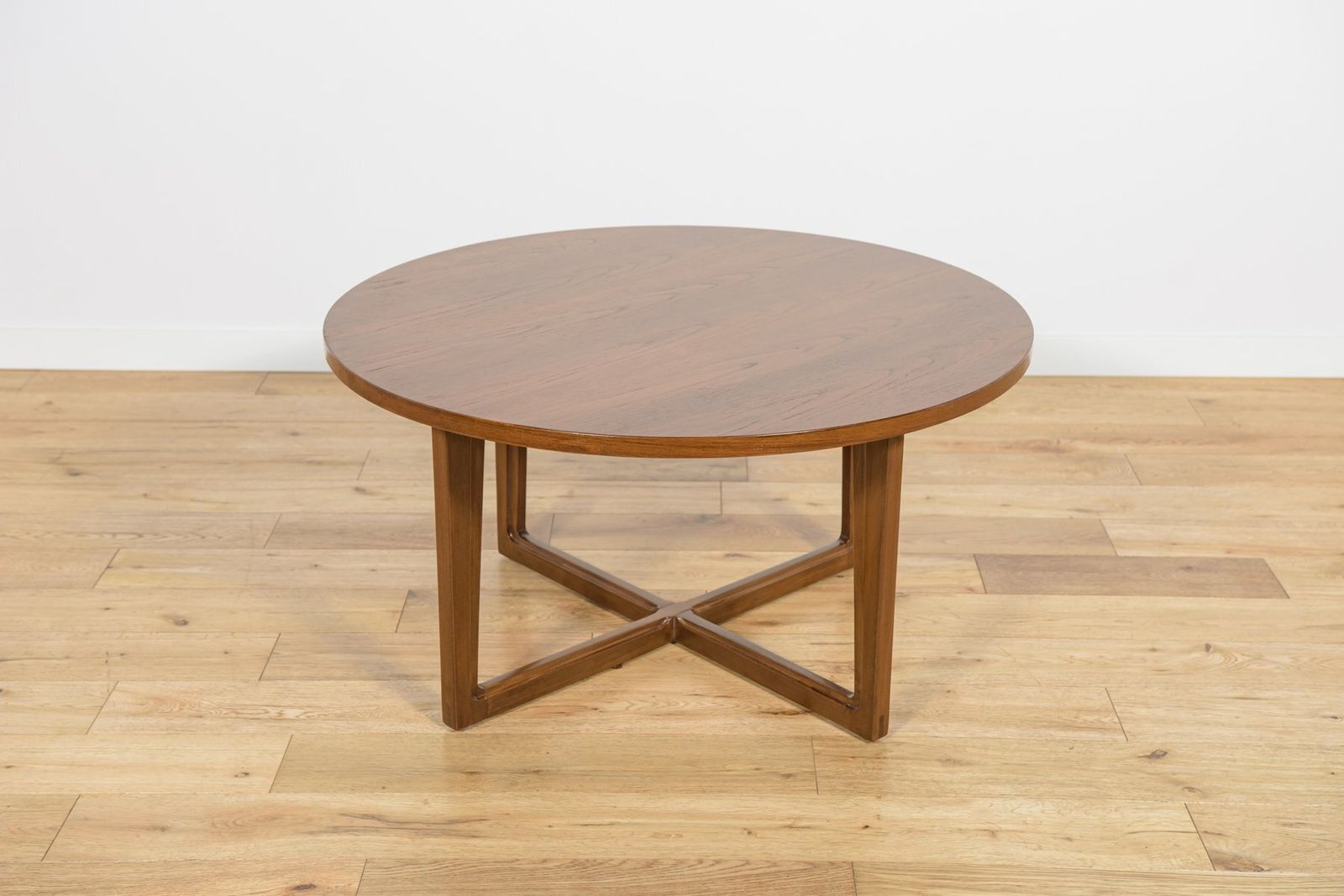 Mid Century Round Teak Coffee Table From Remploy, United Kingdom, 1970s photo furniture