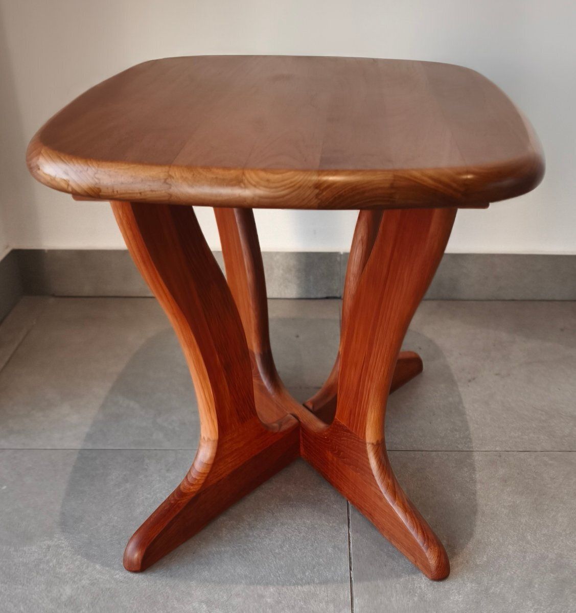 Danish Teak Side Table From Burchardt Nielsen, 1970s photo Furniture