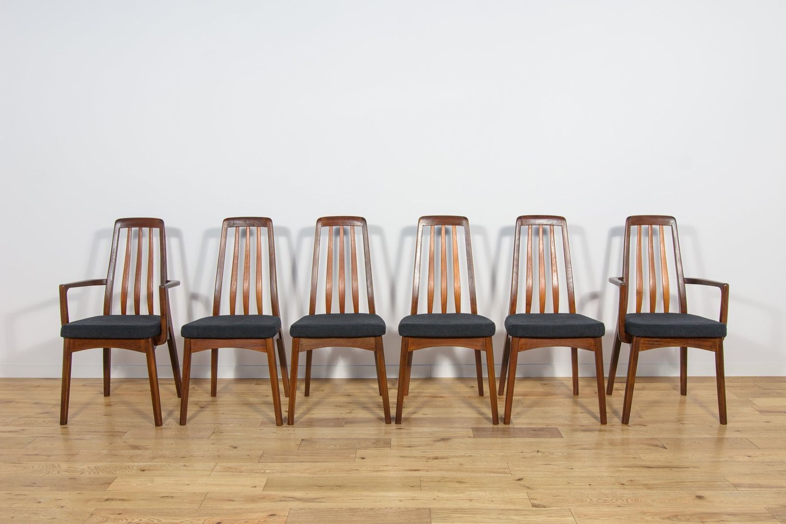 Mid Century Teak Dining Chairs, United Kingdom, 1960s, Set Of 6 photo for sale