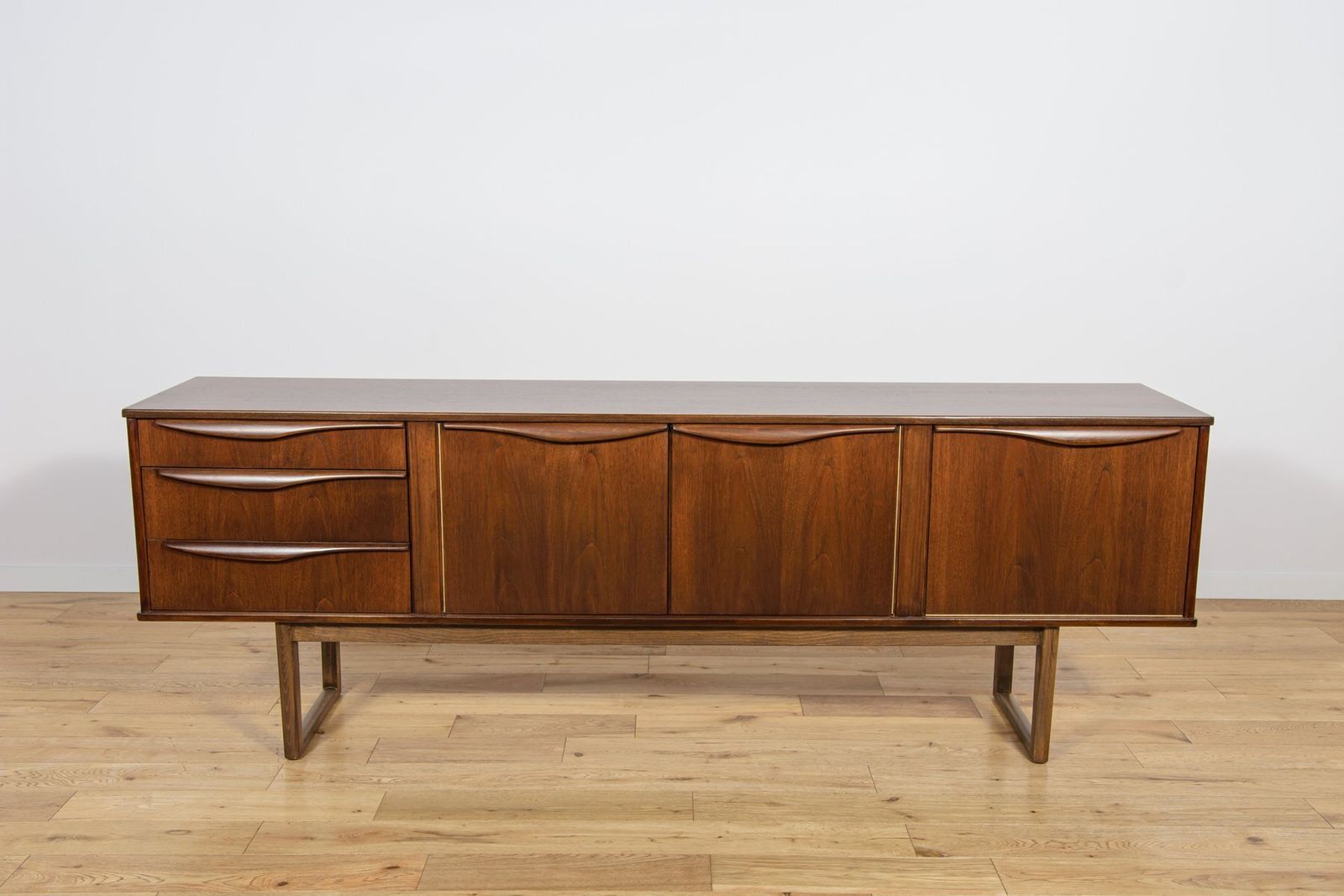 Mid Century Modern English Teak Sideboard From Stonehill, 1960s