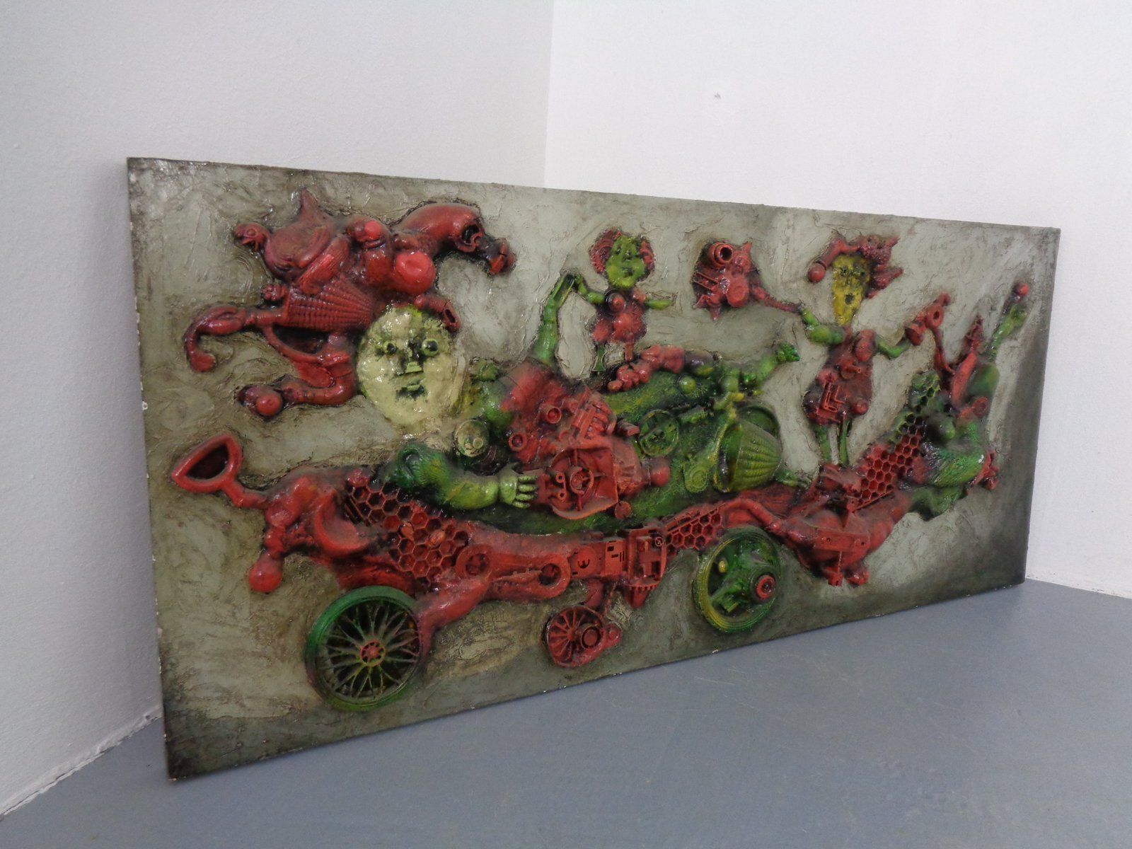 Art Work Wall Relief From Reinaldo Eckenberger, Brazil, 1974 photo vinterior
