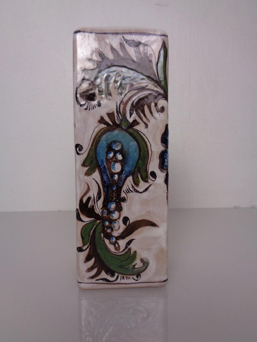 Studio Ceramic Vase By Elio Schiavon For Erhart, Italy, 1970s photo furniture