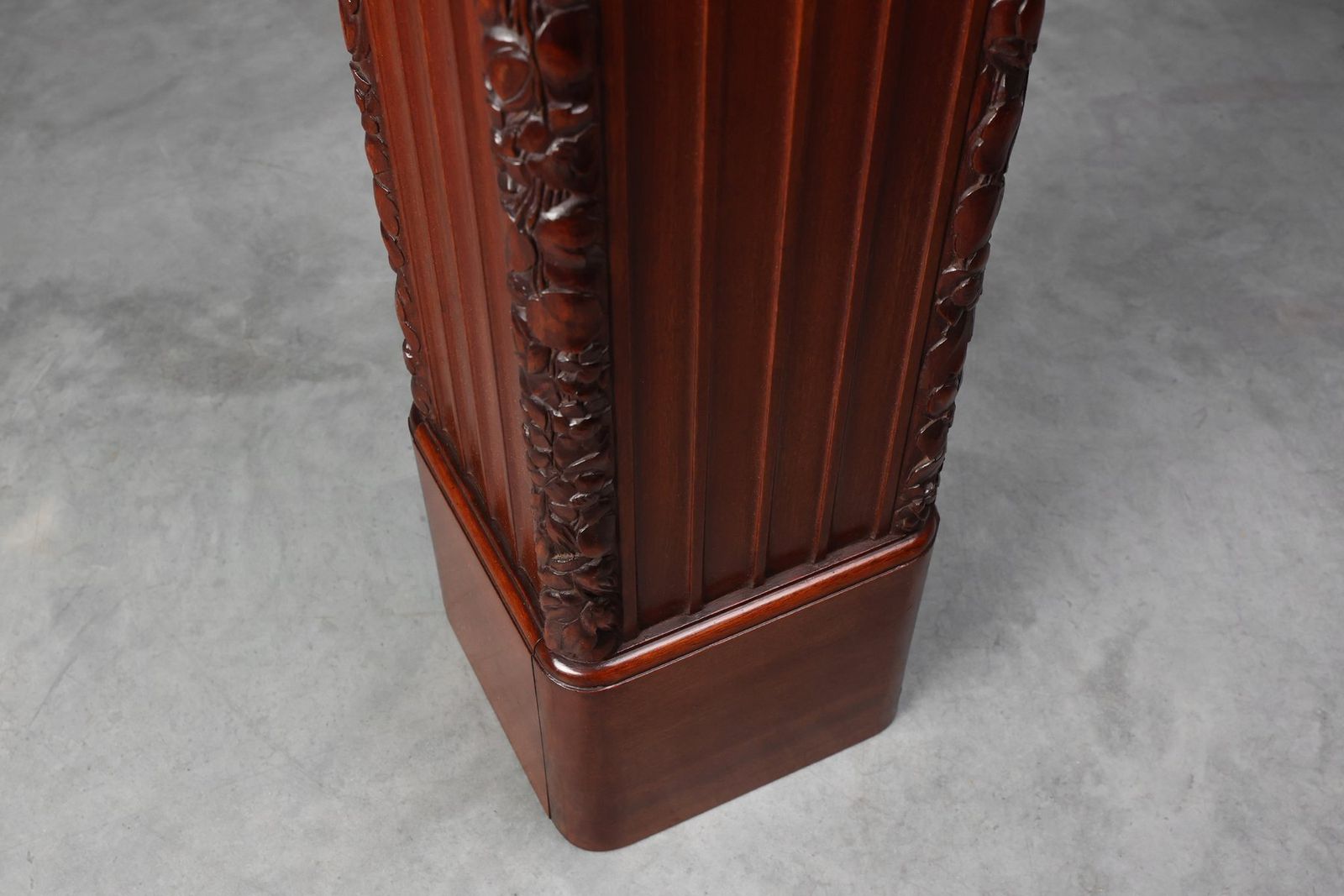 photo for sale Art Deco French Square Oak Pedestal, 1915