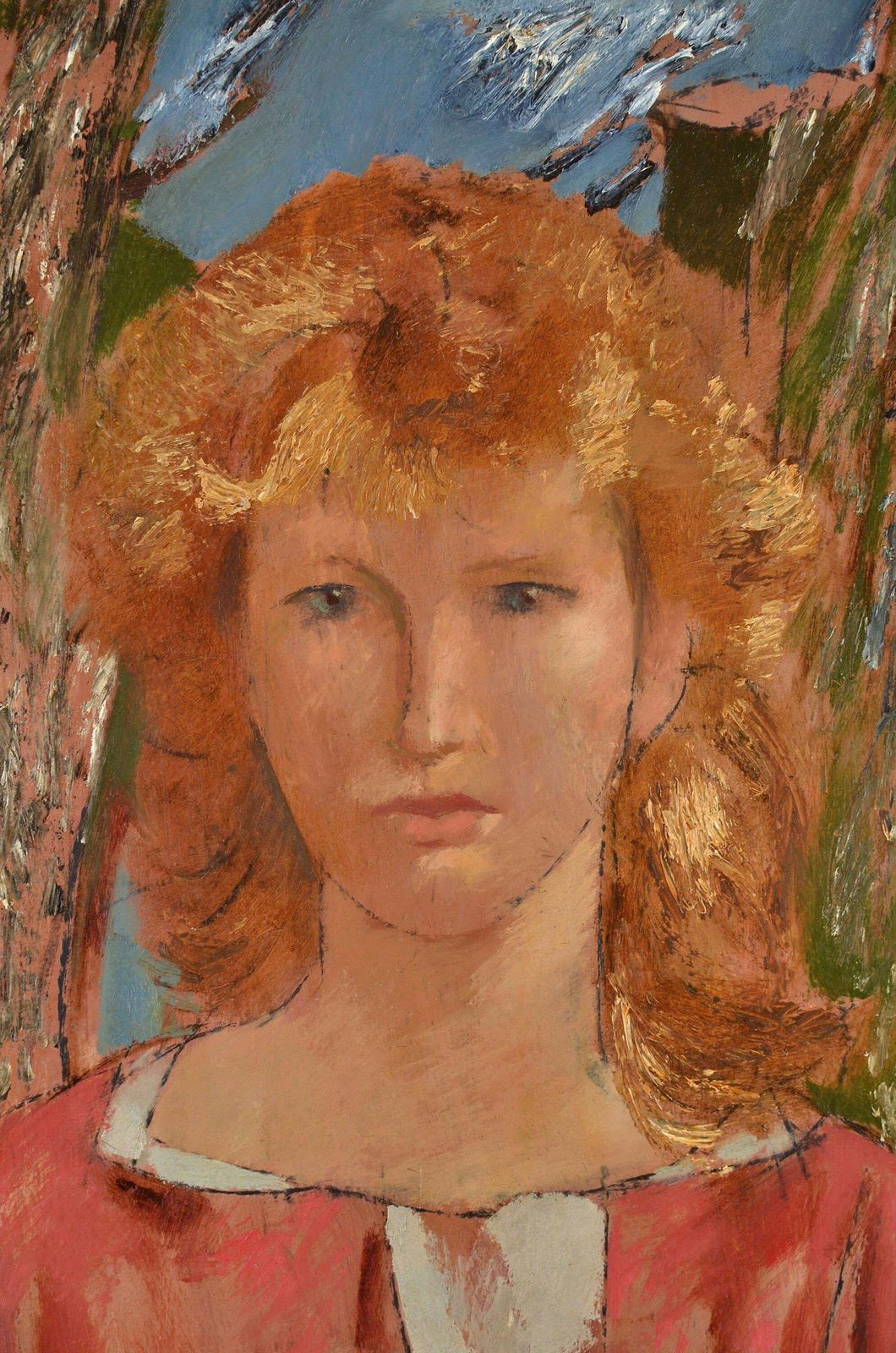 Jazeps Pigoznisjolene. 1987, Oil On Cardboard. 81x65 Cm1987 photo furniture