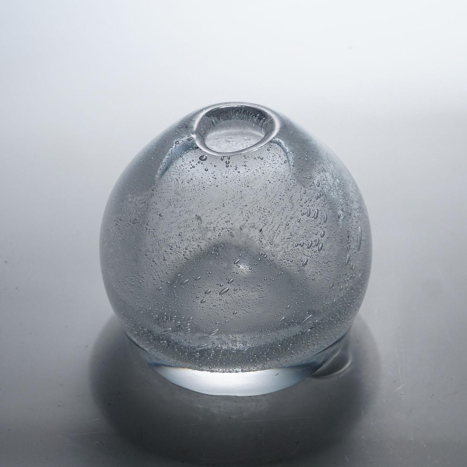 Art Glass Vase With Sodium Bubbles Tapio Wirkkala For Iittala 1940s photo Home Decor