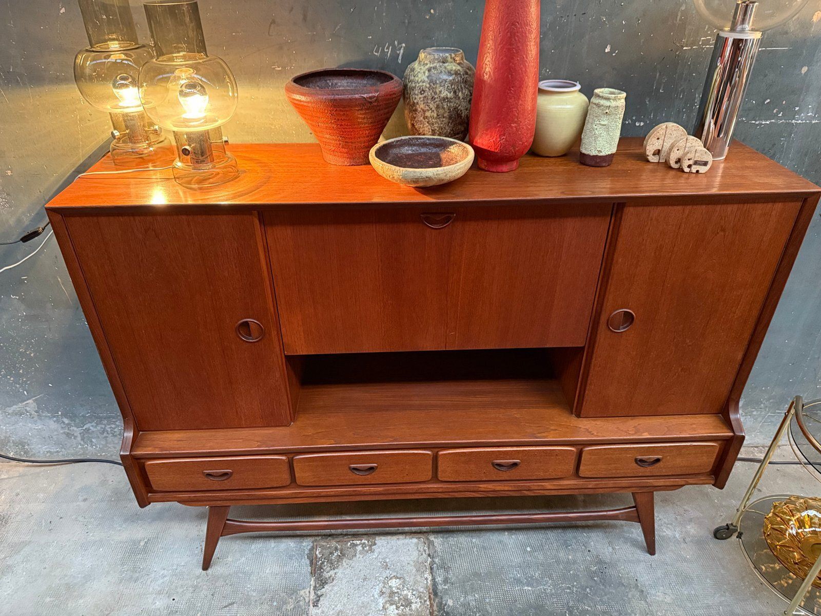 photo furniture Sideboard By Louis Van Teeffelen For Wébé, 1960s