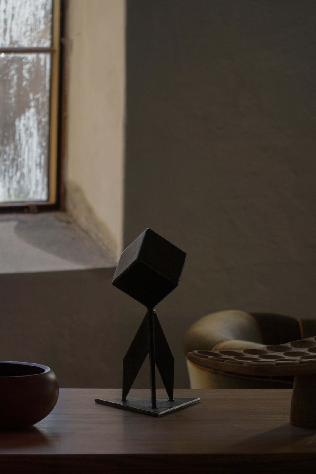 Mid 20th Century, Decorative Abstract Scandinavian Metal Sculpture, Circa 1950s photo furniture