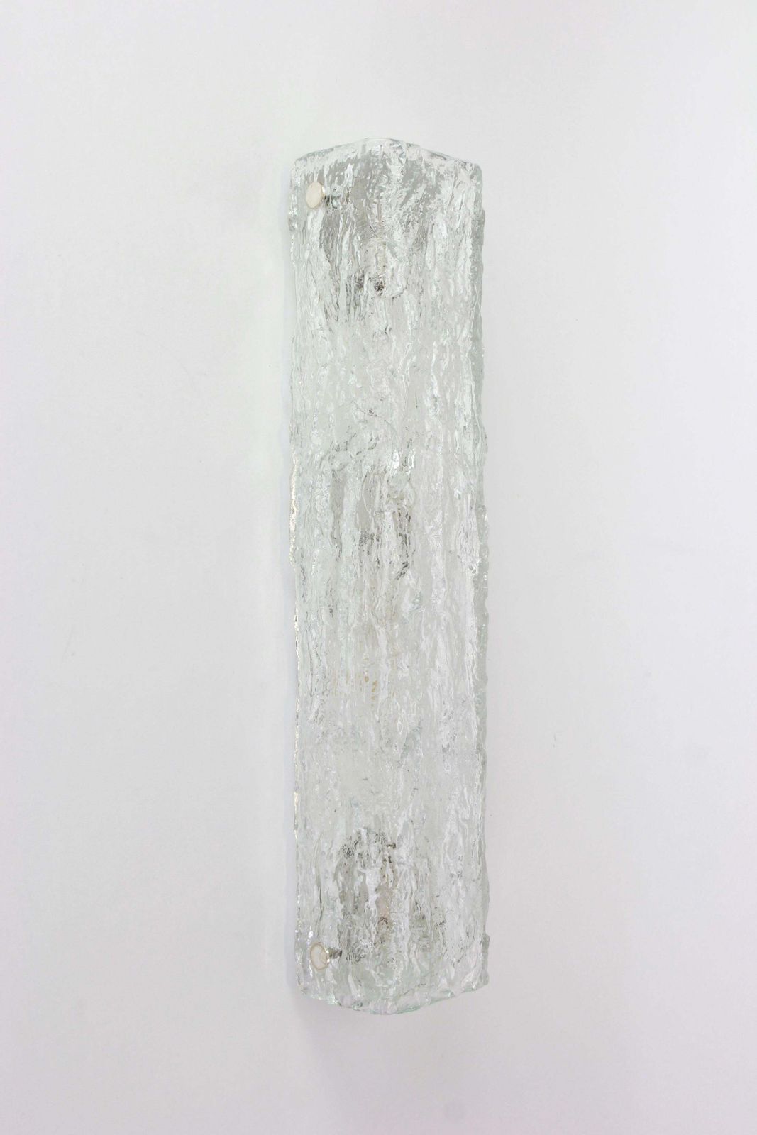 1 Of 2 Sets Of Large Murano Ice Glass Vanity Sconces By Kaiser, Germany, 1970s photo 2791.0