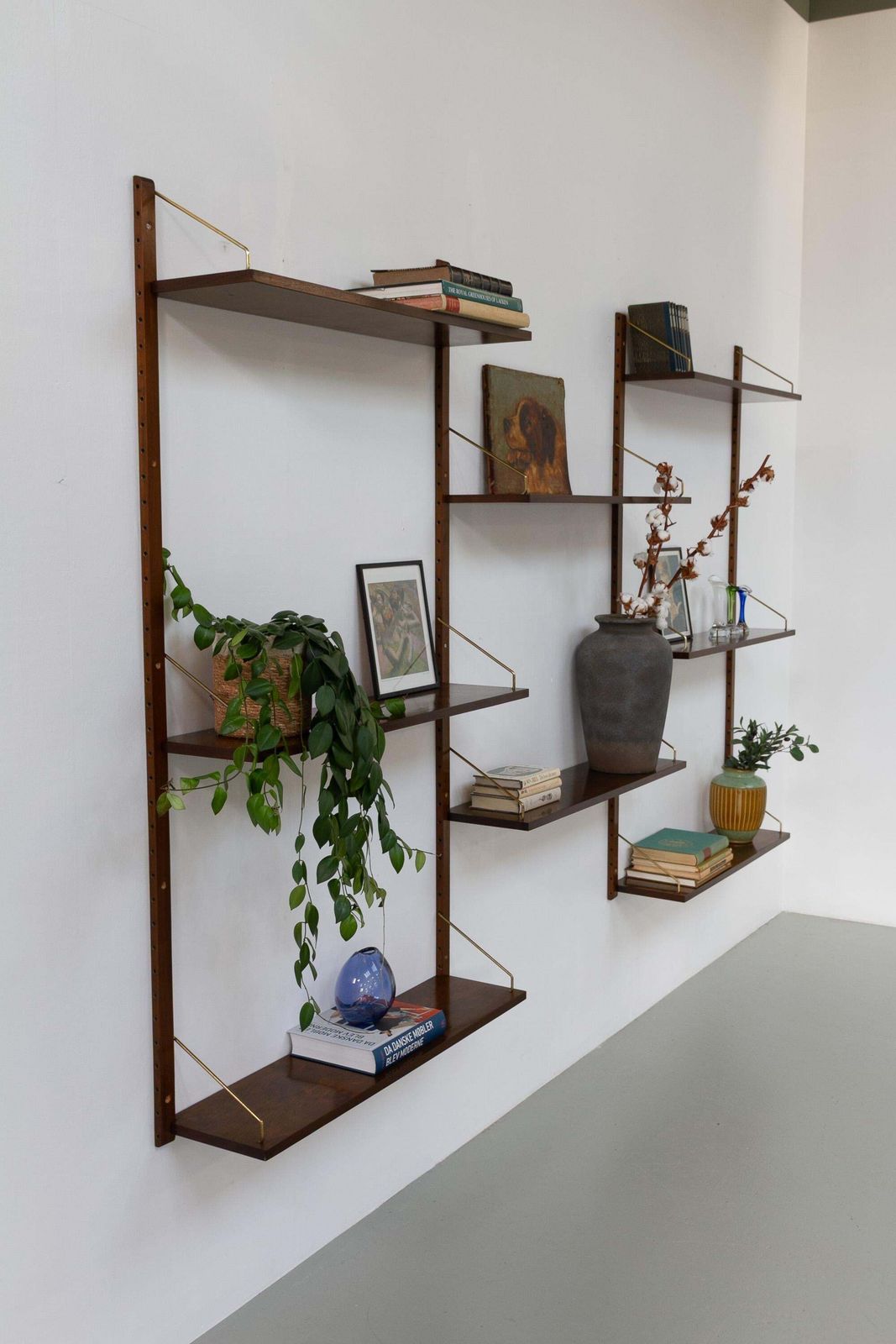 Danish Walnut Shelving System Royal By Poul Cadovius For Cado, 1950s. photo for sale